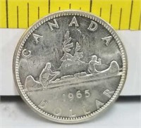 1965 Canada Silver Dollar