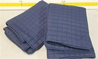 Pr Of 26"x26" Quilted Pillow Covers