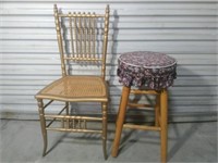 Accent Chair & Stool