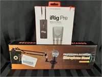 iRig Pre Mobile Mic Interface & Microphone Stand