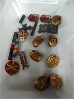 Assorted Military Insignia & Buttons