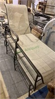 2 matching patio lounge chairs with adjustable