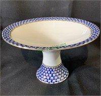 Russian porcelain large compote fruit