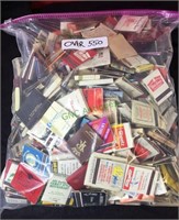 Match books - bag with over 550 match books(1178)