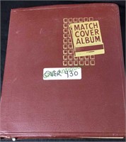 Match cover album, vintage match cover album with