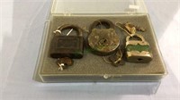 Antique locks, lot of three antique locks, Yale,