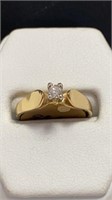 Brand New 14KT Brilliant Diamond Ring