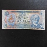 1979 BANK OF CANADA $5 NOTE