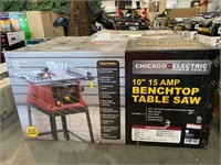 CHICAGO ELECTRIC 10 INCH BENCHTOP TABLE SAW