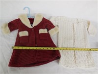 (2) Crocheted Baby Jackets