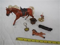 Mini Cast Bucket, Horse, Ornament, Keychain