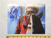 Washington Redskins Chief Zee Signed Photo