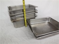 (8) Serving Trays, 6 are 4" Deep, 2 are 2"Deep