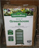 NOS GROUNDWORK WALK-UP GREENHOUSE W/BOX