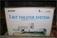 SHARP SD-AT1000 1-BIT DIGITAL HOME THEATER W/BOX