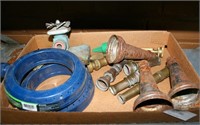 FLAT BOX WITH NOZZLES, SPRINKLERS, OIL SPOUTS