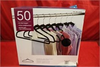 Non Slip Hangers 50 Hangers in Lot