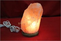 Salt Rock Lamp Approx. 4" diameter x 7" tall