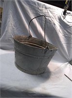 Metal galvanized bucket