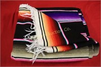 Serape Blanket Approx. 60" x 88"