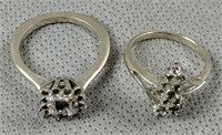 14k White Gold Rings 3.7 Dwt, No Stones