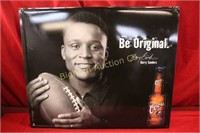 Coors Barry Sanders Metal Sign