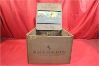 Wooden Wine Box Black Stallion Napa Valley