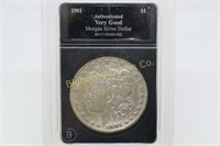 1901-O Morgan Silver Dollar VG