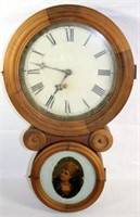 [C] ~ E. Ingraham & Co. 8-Day Wall Clock