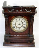 [C] ~ Unmarked Victorian Style Mantle Clock
