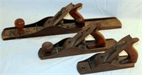 [M] ~ (Lot of 3) Early Stanley Wood Planes