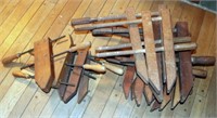 [M] ~ (Lot of 10) Wooden Clamps