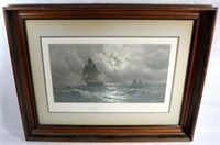 [C] ~ Framed "Going Westard" Ship Print