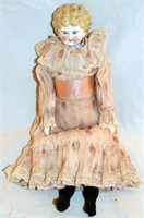 [M] ~ Antique Bisque China Head Doll