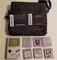 Vintage Nintendo Gameboy w/ 6 Games & Case