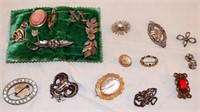 [M] ~ Lot of Various Antique Brooches