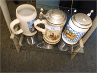 LOT OF 3 COLLECTIBLE STEINS