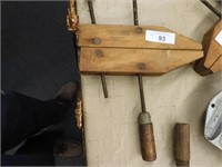 OLD LARGE WOOD CLAMP