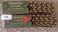 Remington 38 Auto 130 Gr. Metal Case