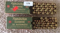 Remington 38 Auto 130 Gr. Metal Case
