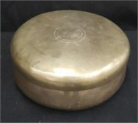 Antique Chinese brass covered pot