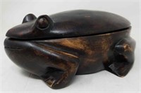 Wooden frog box