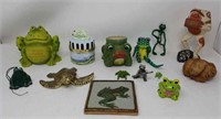 Box of frog items