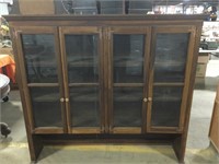 China cabinet top (62” w x 57.5” h x 13” d)