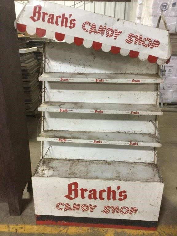 Vintage Brach's candy display (37” x 24” x 64”)