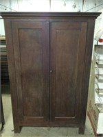 Walnut armoire (44” x 18” x 70”)