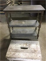 Plant stand and step stool