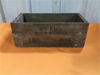 20” x9” wooden crate