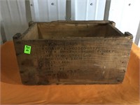 21” x 13” wooden crate