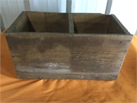 21” x 10.5”wooden crate